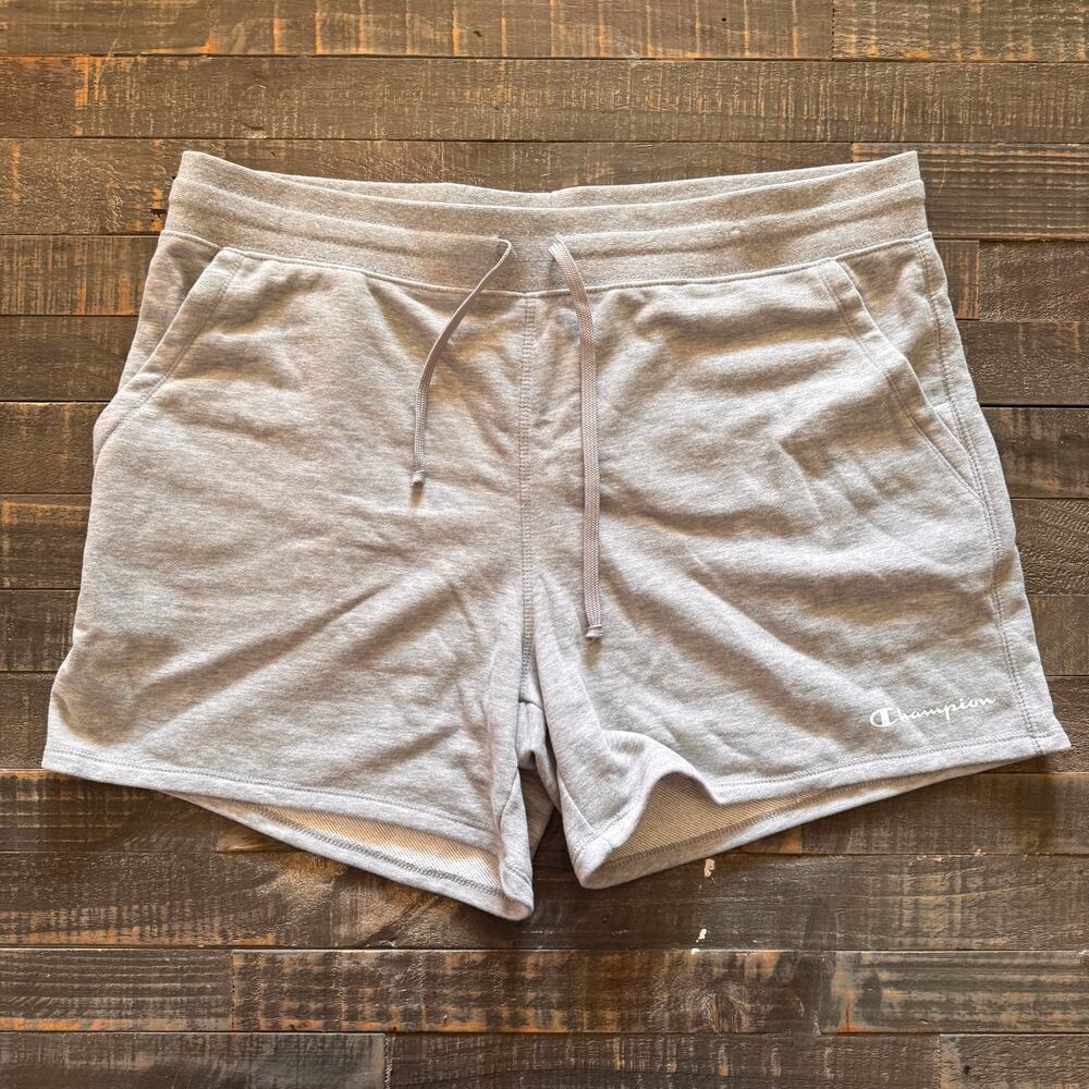 Champion Ladies' Gray French‎ Terry Sueded Short XL